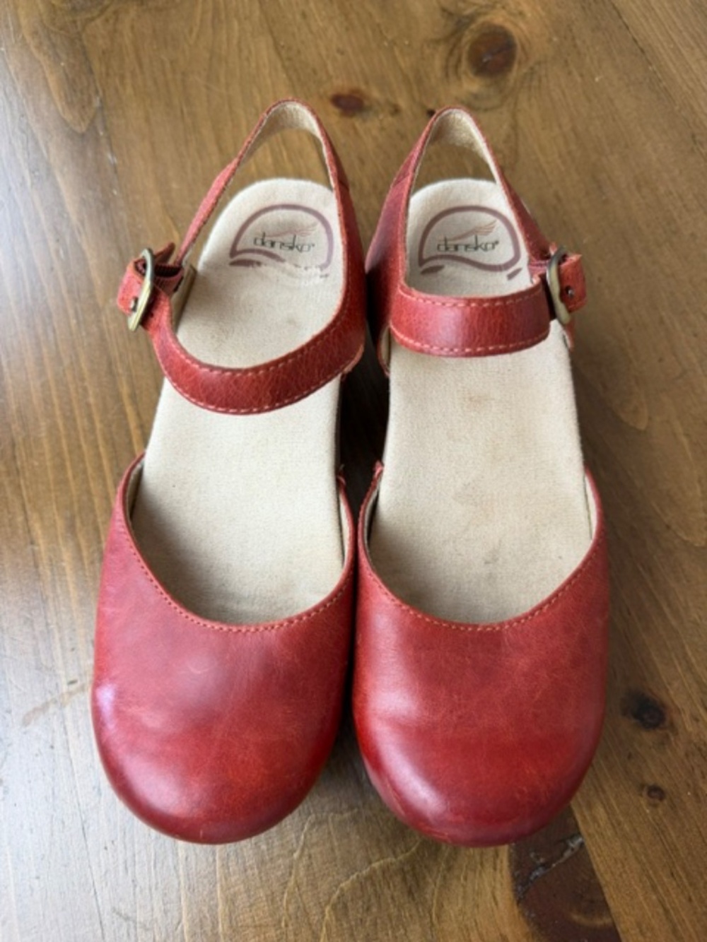 Dansko "Sam" Leather Sandals Mary Jane Style Women's EU size 36 --US 5.5 - 6 - Picture 4 of 11